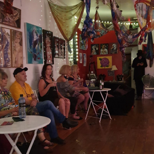 Audience and decorations