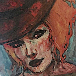 Woman in Black Hat - Lesley Dimmick
