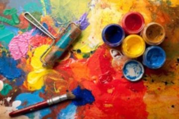 painting class at festival