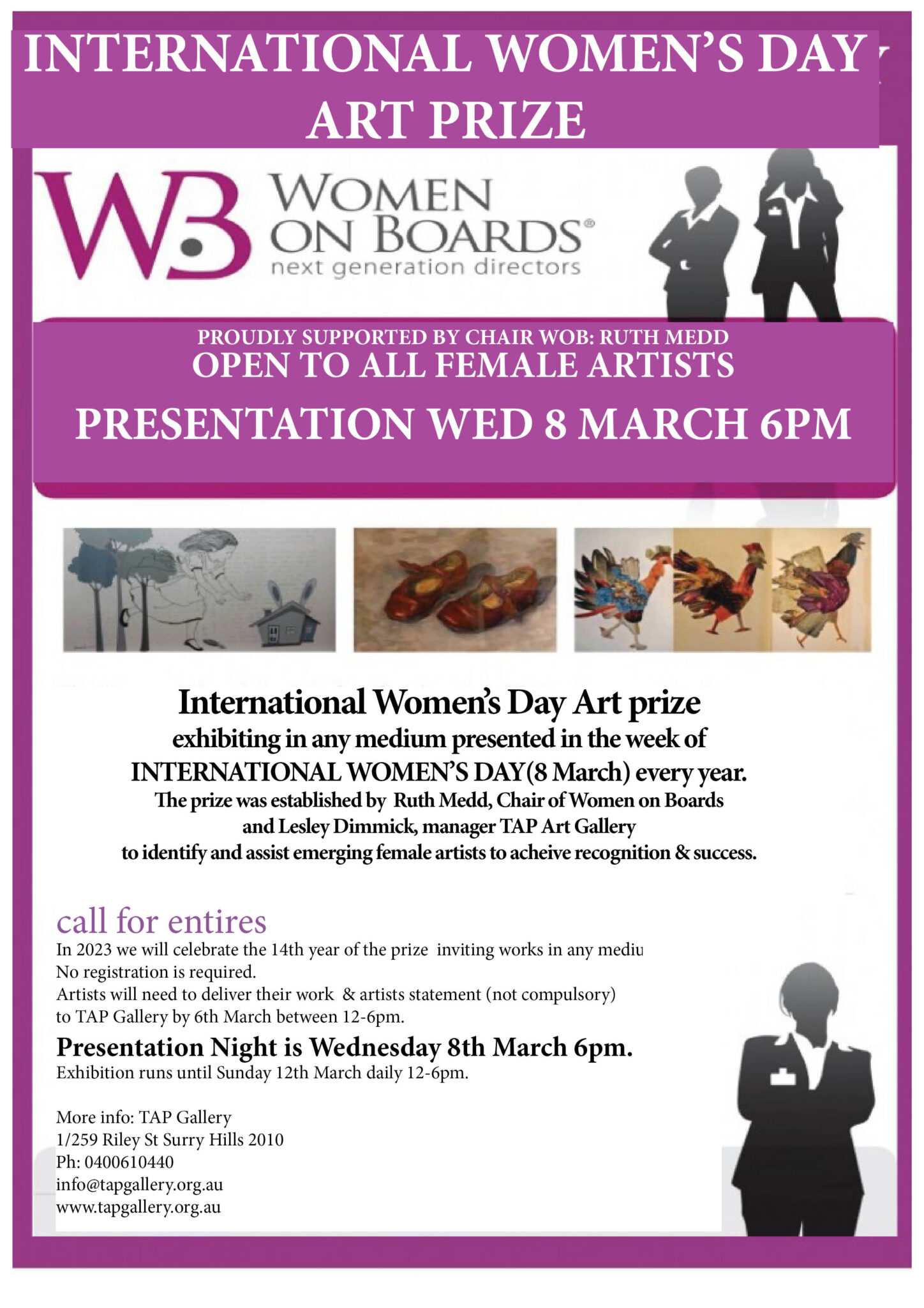 International Women's Day Art Prize - TAP Gallery