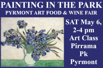 Painting in the Park Irises Tap Gallery