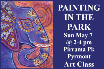 Painting in the Park - Sacred Elephant - Tap Gallery