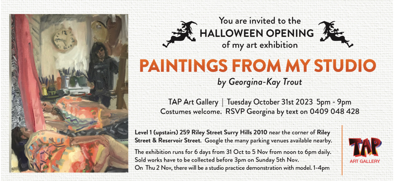 Paintings from my studio - Georgina Trout - Tap Gallery