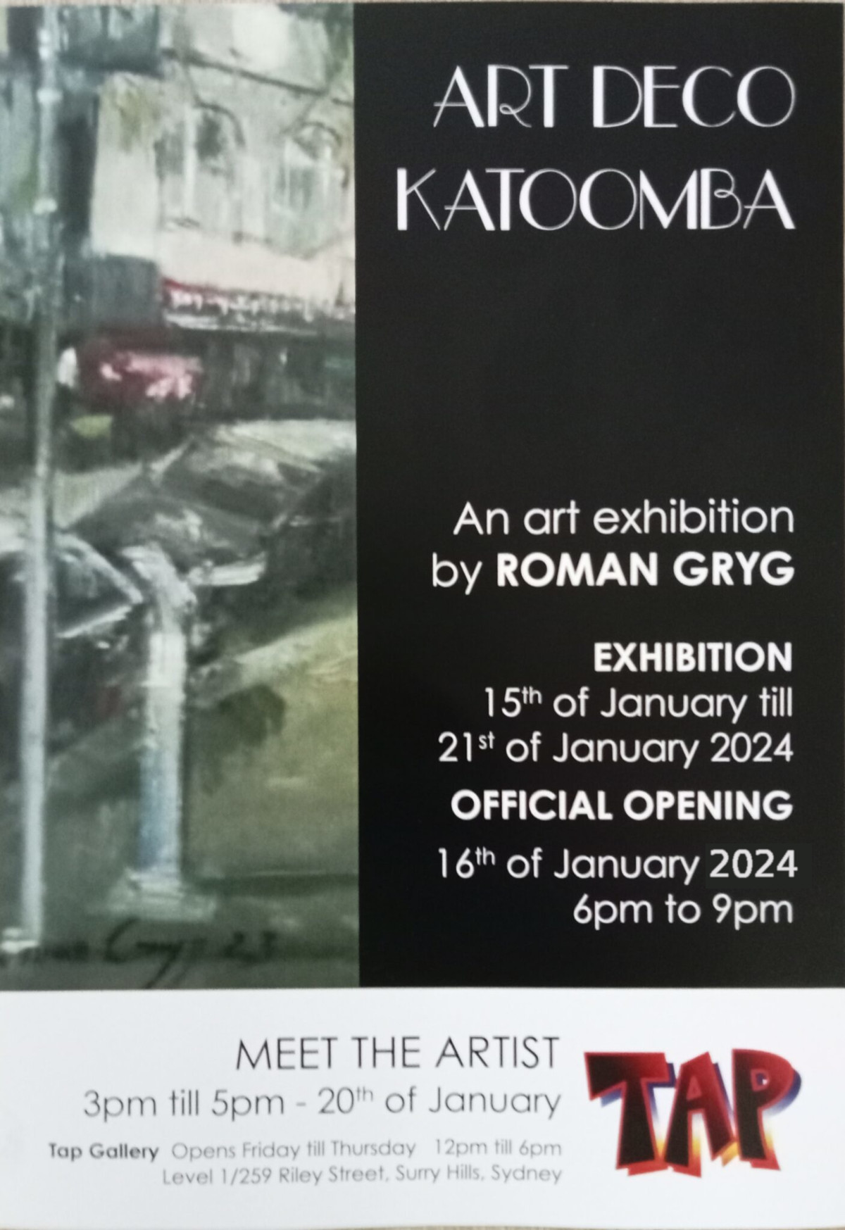 Roman Gryg - Art Deco Katoomba Tap Gallery