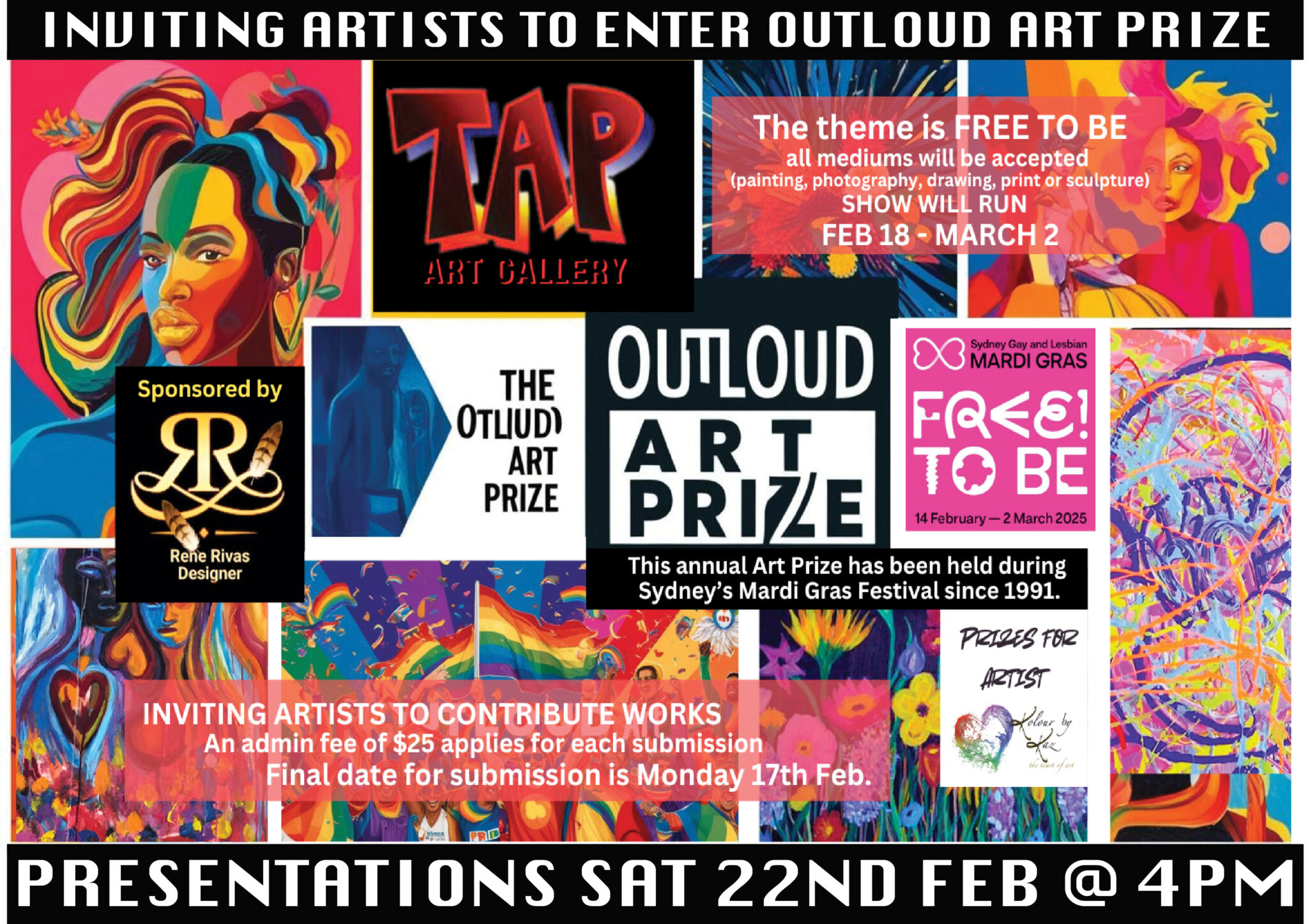 Support Outloud Art Prize 2025 - TAP Gallery